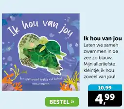 Boekenvoordeel Ik hou van jou aanbieding