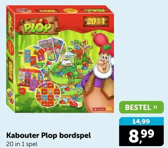 Boekenvoordeel Kabouter Plop bordspel aanbieding