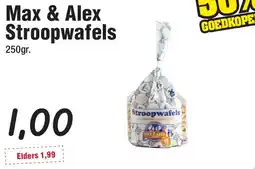 Budget Food Max & Alex Stroopwafels aanbieding