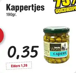 Budget Food Kappertjes aanbieding