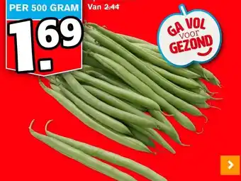 Hoogvliet Sperziebonen aanbieding