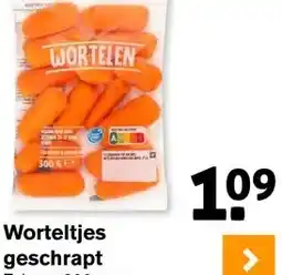 Hoogvliet Worteltjes geschrapt aanbieding