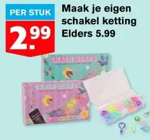 Hoogvliet Maak je eigen schakel ketting aanbieding