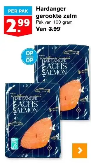 Hoogvliet Hardanger gerookte zalm aanbieding