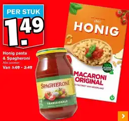 Hoogvliet Honig pasta & Spagheroni aanbieding