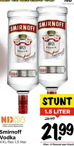 Vomar Voordeelmarkt Smirnoff Vodka aanbieding