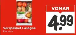 Vomar Voordeelmarkt Verspakket Lasagne aanbieding