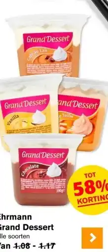 Hoogvliet Ehrmann Grand Dessert aanbieding