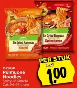 Vomar Voordeelmarkt OP=OP Pulmuone Noodles aanbieding