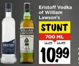 Vomar Voordeelmarkt Eristoff Vodka of William aanbieding