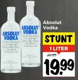 Vomar Voordeelmarkt Absolut ABSOLUT Vodka aanbieding