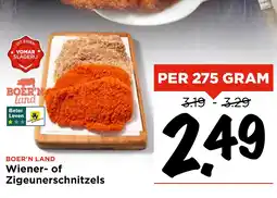 Vomar Voordeelmarkt Wiener of Zigeunerschnitzels aanbieding