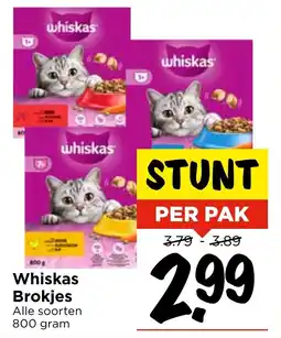 Vomar Voordeelmarkt Whiskas Brokjes aanbieding