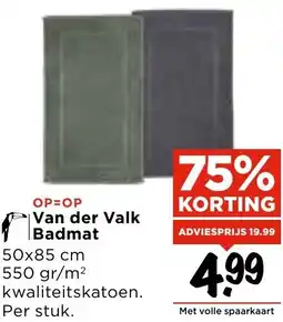 Vomar Voordeelmarkt Van der Valk Badmat aanbieding