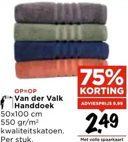 Vomar Voordeelmarkt Van der Valk Handdoek aanbieding