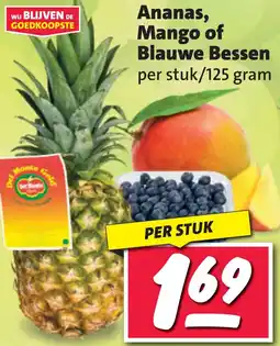 Nettorama Ananas, Mango of Blauwe Bessen aanbieding