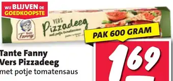 Nettorama Tante Fanny Vers Pizzadeeg aanbieding