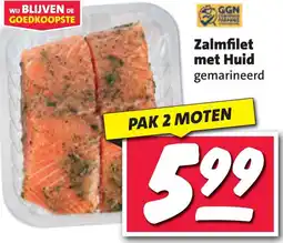 Nettorama Zalmfilet met Huid aanbieding