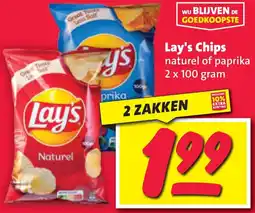 Nettorama Lay's Chips aanbieding