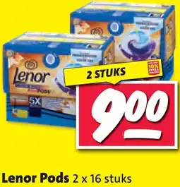 Nettorama Lenor Pods aanbieding