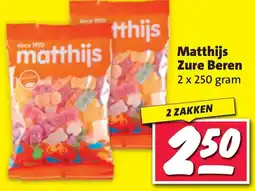 Nettorama Matthijs Zure Beren aanbieding