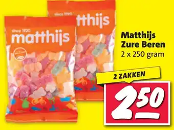 Nettorama Matthijs Zure Beren aanbieding