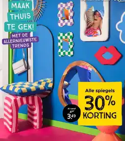 Xenos Alle spiegels 30% KORTING aanbieding