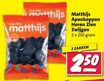 Nettorama Matthijs Apenkoppen Horen Zien Zwijgen aanbieding