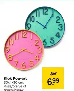 Xenos Klok Pop-art aanbieding