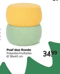 Xenos Poef duo Rondo aanbieding