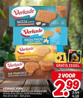 Dekamarkt Verkade koek aanbieding