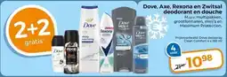 Trekpleister Dove, Axe, Rexona en Zwitsal aanbieding