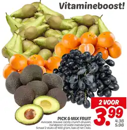 Dekamarkt Pick & mix fruit aanbieding