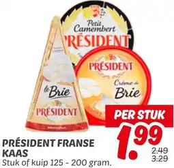 Dekamarkt Président franse kaas aanbieding