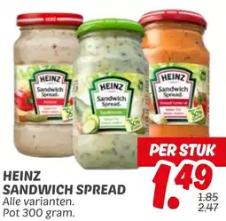 Dekamarkt Heinz Sandwich Spread aanbieding