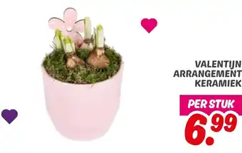 Dekamarkt Valentijn arrangement keramiek aanbieding