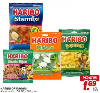 Dekamarkt Haribo of maoam aanbieding