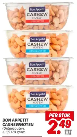 Dekamarkt Bon appetit cashewnoten aanbieding