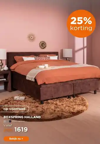 TotaalBED Boxspring Halland | 140x200 | voorraad | 140x200 aanbieding