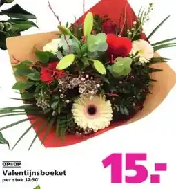 Ranzijn Valentijnsboeket aanbieding