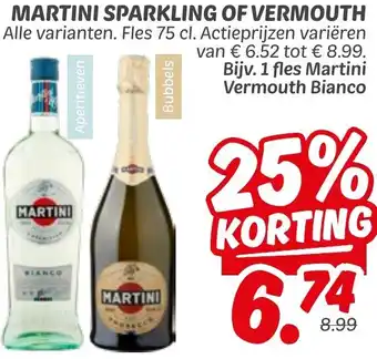 Dekamarkt Martini sparkling of vermouth aanbieding