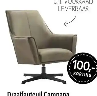 Pronto wonen Draaifauteuil Campana aanbieding