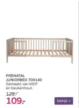 Prenatal Prénatal Juniorbed 70x140 aanbieding