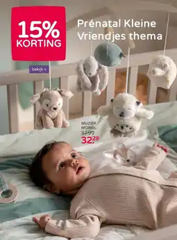 Prenatal 15% KORTING Prénatal Kleine Vriendjes thema aanbieding