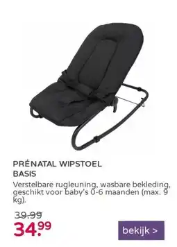 Prenatal Prénatal Wipstoel Basis aanbieding