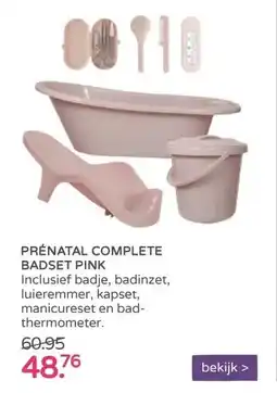 Prenatal PRÉNATAL COMPLETE BADSET PINK aanbieding