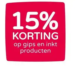 Prenatal 15% KORTING op gips en inkt producten aanbieding