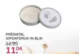 Prenatal Prénatal gipsafdruk in blik aanbieding