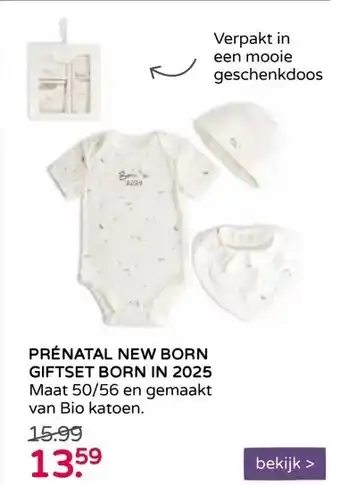 Prenatal Prénatal new born giftset born in 2025 aanbieding