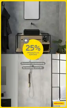 Praxis 25% PRAXIS PLUS KORTING aanbieding